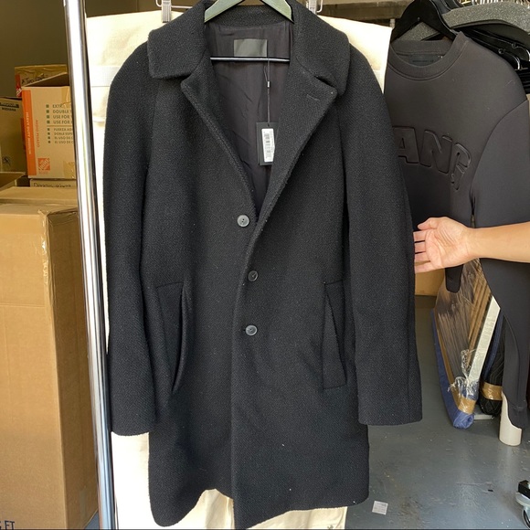 Alexander Wang Men's Boiled Wool peacoat